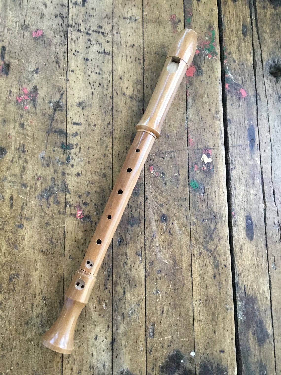 Vintage Alpine Wood Alto Recorder Made in Germany Etsy