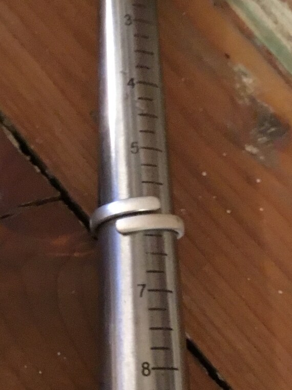 Brushed Sterling Silver Bypass Ring - image 1