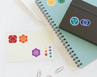 Chakra Stickers | Seven Chakras Sheet