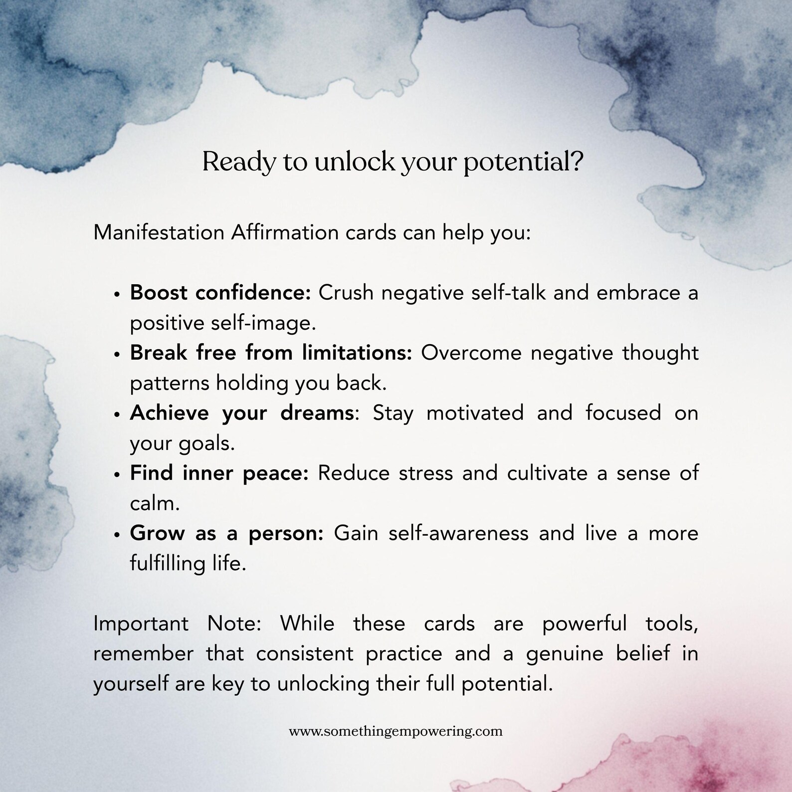 Printable Manifestation Affirmation Cards: Positive Mindset (digital ...