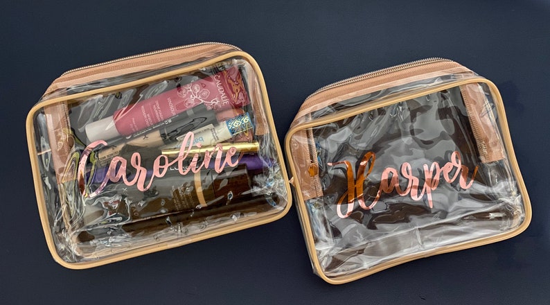 Custom Arabic Name Bag Valentines Gift Custom English Arabic Name Pouch Custom Makeup Bag Muslim Gift Personalized Name Pouch
