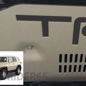 Premium Cast Vinyl Decal Letters for 2010-2014 FJ Cruiser Skid Plate-Lifetime Warranty/Free Replacements