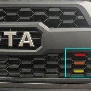 Premium Cast Vinyl Heritage Decals for 2017-2023 Tacoma TRD PRO Grille
