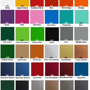 tvd vinyl decals color chart