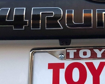 4Runner Liftgate Inlay Decals: Cast Vinyl Lettering (2010-2024)
