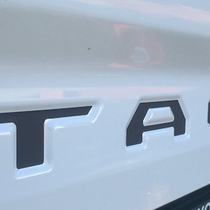 Premium Cast Vinyl Decal Letter Inserts for 2016-2023 Tacoma Tailgate