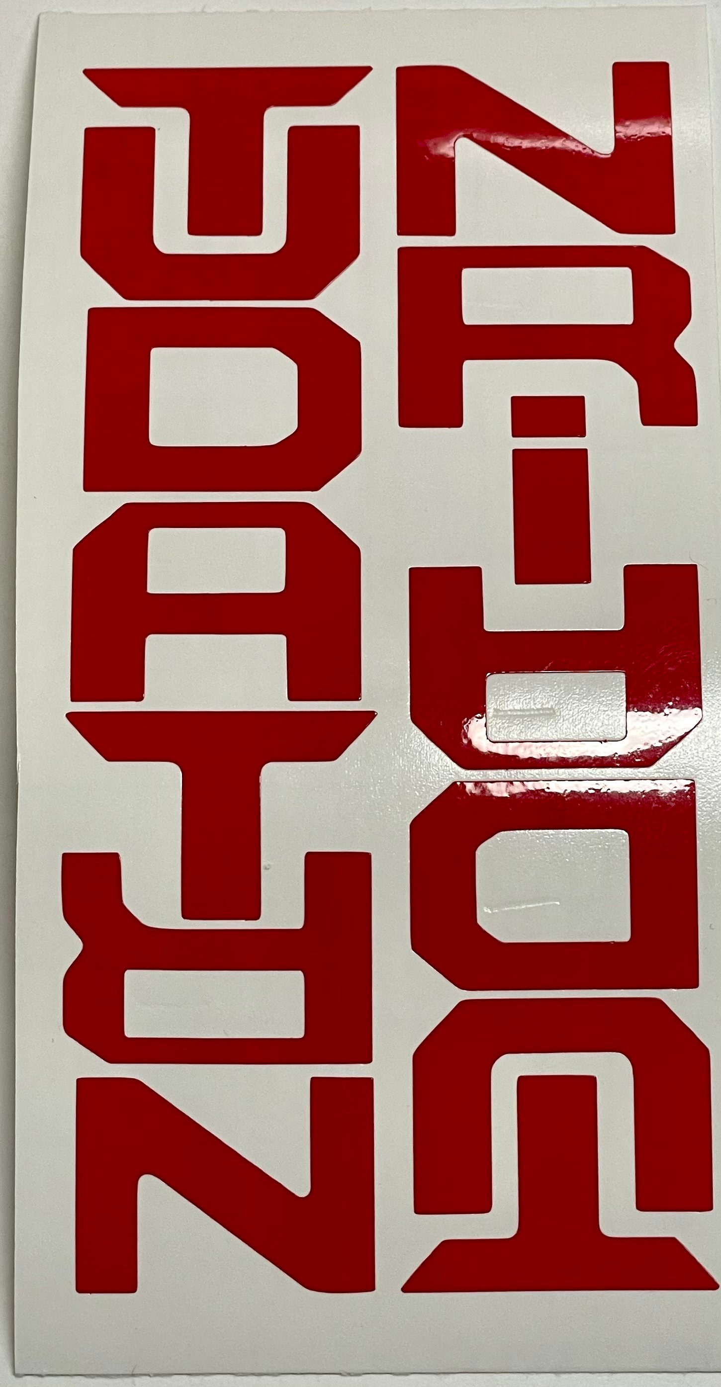 Premium Cast Vinyl Letter Decals for 2022 Tundra Etsy