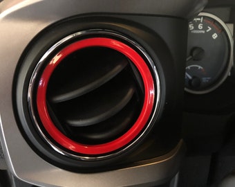 Premium Cast Vinyl Decals for 2016-2023 Tacoma Inner AC Vent Rings x6-Lifetime Warranty/Free Replacements