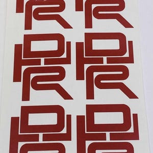sema trd center cap insert decal sheet