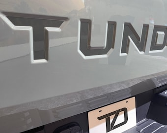 Premium Cast Vinyl Decal Letter Inserts for 2022-2026 Tundra Tailgate