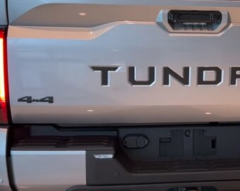 SUPAREE Tailgate Insert Letters for TUNDRA 2014-2020 Chrome 3D Raised Tailgate Decal Letters SUPAREE Tailgate Insert Letters for TUNDRA 2014-2020 Chrome 3D Raised Tailgate Decal Letters