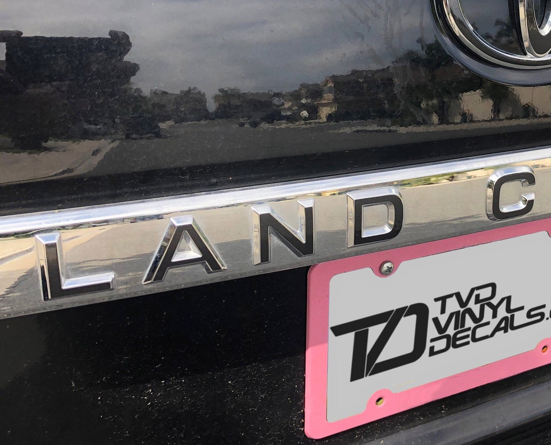 Premium Cast Vinyl Decal Letters for 2011-2021 Land Cruiser - Etsy