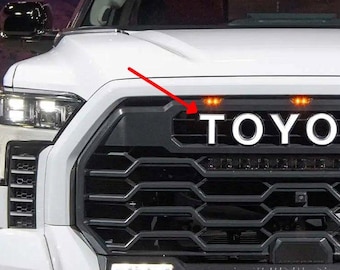 Premium Cast Vinyl Decal Letter Inlays for 2022-2026 Tundra TRD Pro Grille