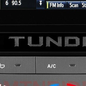 Premium Cast Vinyl Decal Letter Inserts for 2014-2021 Tundra Dashboard
