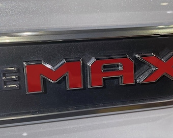 Letras adhesivas de vinilo fundido de alta calidad para los emblemas del capó y la puerta trasera de la Tacoma MAX 2024-2026
