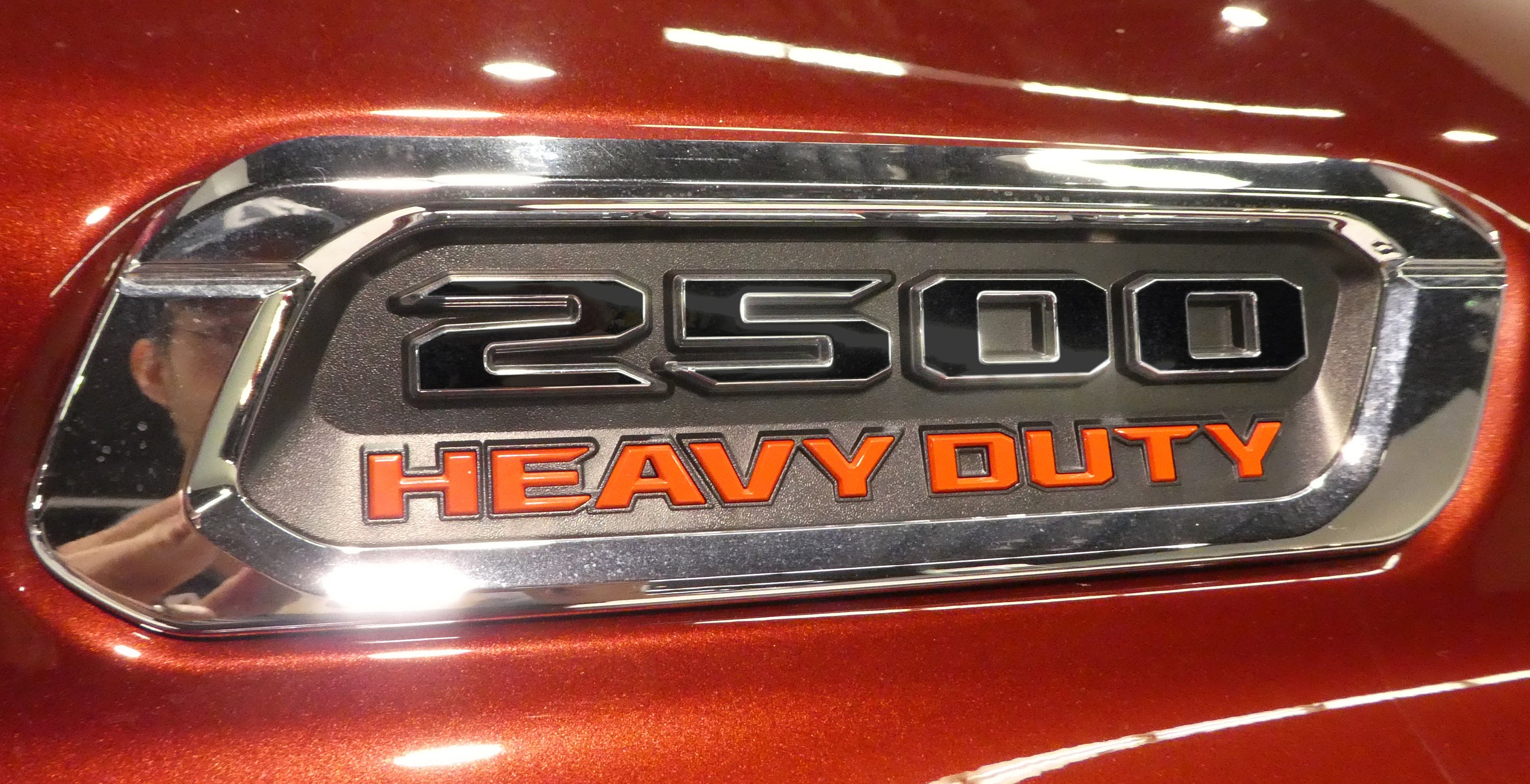 Hood Emblem Vinyl Decal Overlay For 2019+ RAM 2500 HD – Front Badge Cover
