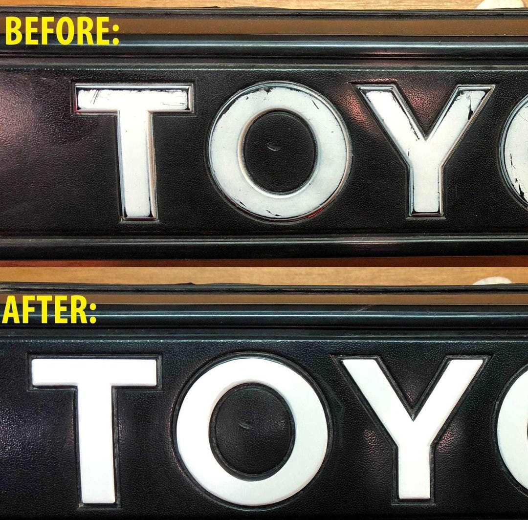 1984-1989 4runner Tailgate Letter Decals: Cast Vinyl Restoration - Etsy