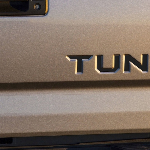 Premium Cast Vinyl Decal Letters for 2014-2021 Tundra Tailgate-Lifetime Warranty/Free Replacements