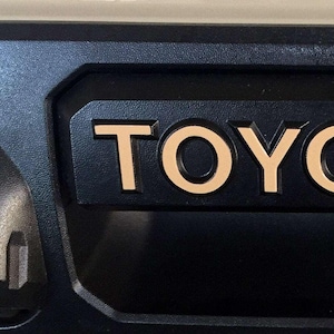 Premium Cast Vinyl Decal Letters for 2016-2023 Tacoma/2014-2021 Tundra Tailgate Handle