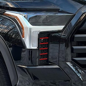 Premium Cast Vinyl Decals for 2022-2025 Tundra Grill Ribs-Lifetime Warranty/Free Replacements