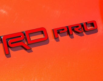 Premium Cast Vinyl Decal Letters for 2017-2024 4Runner TRD Pro Emblems x3-Lifetime Warranty/Free Replacements