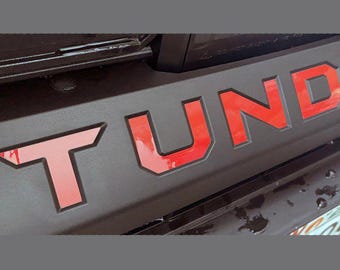 Premium Cast Vinyl Decal Letter Inserts for 2022-2026 Tundra Front Bumper