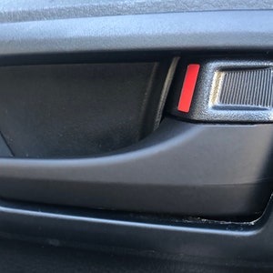 tacoma handle decal wraps matte black