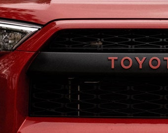 Premium Cast Vinyl Decal Letters for 2015-2024 4Runner TRD PRO Grille-Lifetime Warranty/Free Replacements