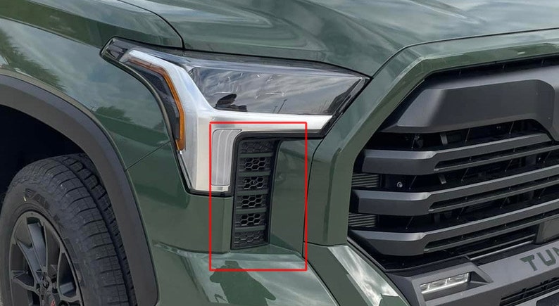 tundra turbo intake grille decals army green