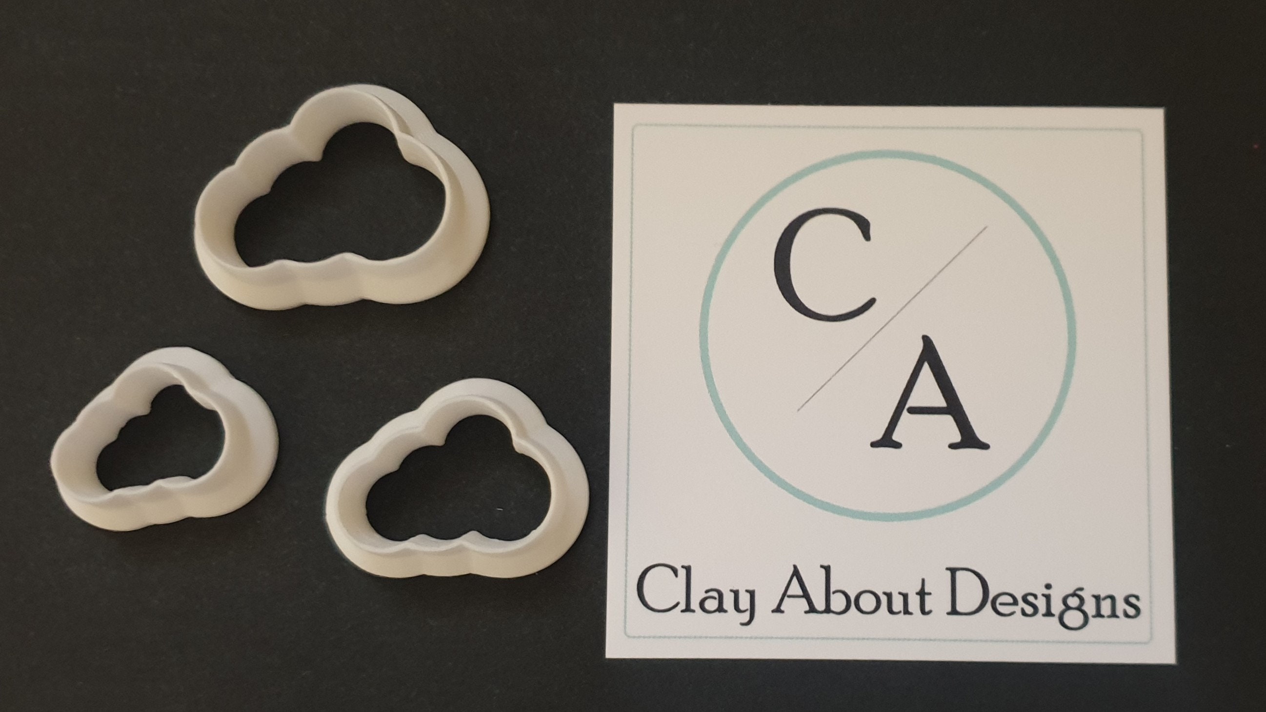 Cloud Shaped Polymer Clay Cutters Polymer Clay Earrings Mini Stud Cutters