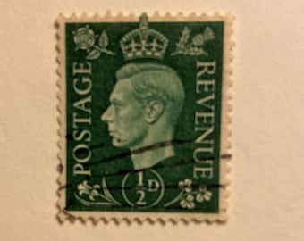 ジョージ6世切手：1937年 赤茶色 1 1/2ペニー、スコット #237 - Etsy 日本