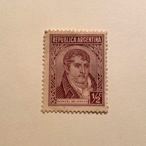 アルゼンチン共和国切手。ベルナルディーノ・リバダビア(1780 アルゼンチン共和国切手。ベルナルディーノ・リバダビア(1780