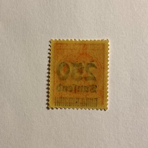 NEW Deutsches Reich 500 Fünfhundert Mark Stamp Overprint 250 Taufend Weiner Republic 1923 Never Used Collectible M/NH OG image 2