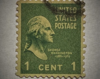 1938年ジョージ・ワシントン1セント切手：大統領シリーズ、スコット