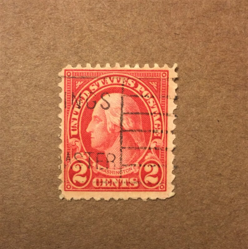 U.S. President Washington 2c Stamp Neat Cancel VF Etsy