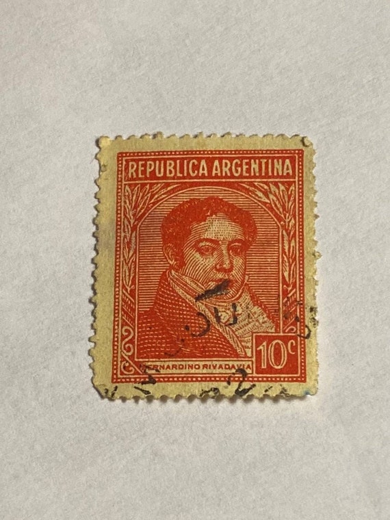 アルゼンチン共和国切手。ベルナルディーノ・リバダビア(1780 アルゼンチン共和国切手。ベルナルディーノ・リバダビア(1780
