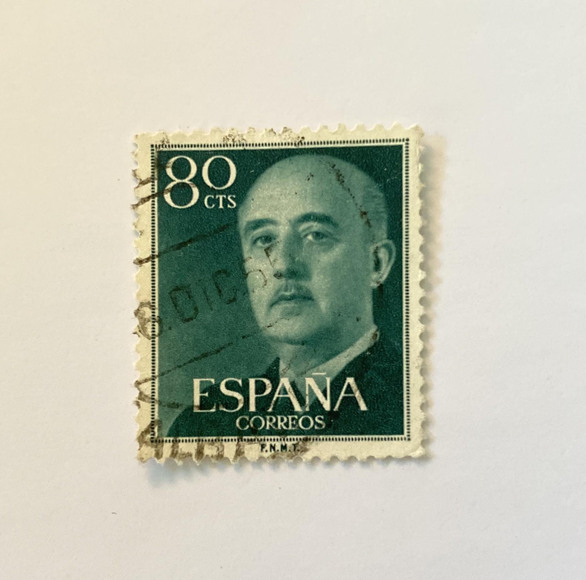 Briefmarke Spanien 1955 Francisco Franco ** Postfrisch MNH – Sammlerstück, Katalog-Nr. 1053c