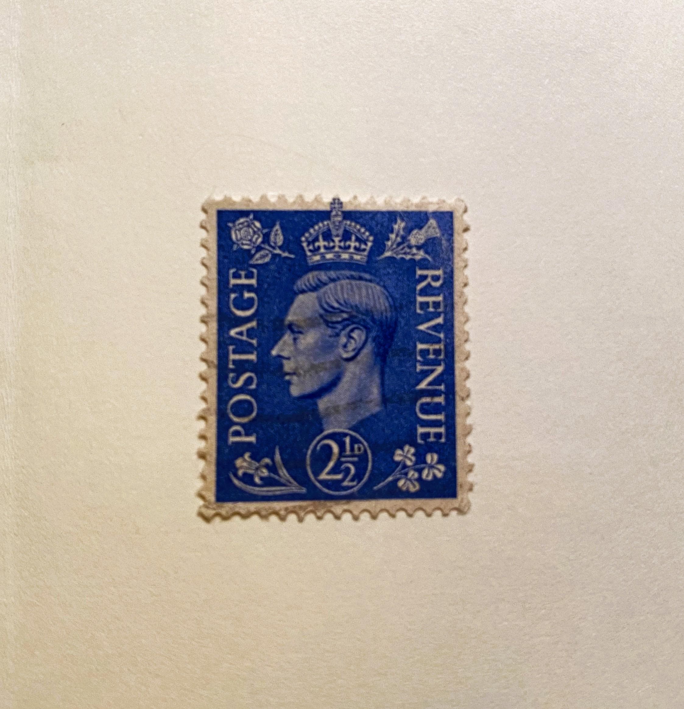 King George 2d Stamp - Etsy