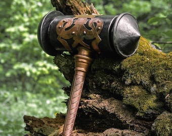 Mjolnir based on illustration of JOHAN EGERKRANS, hand forged hammer, forged mjolnir, viking hammer, custom made hammer, functional hammer.