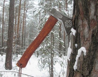Runic CUSTOM axe, personalized axe, viking axe, celtic axe, axe for throwing, groomsmans gift