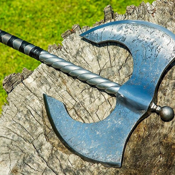 Double sided battle axe, personalized axe, viking axe, celtic axe, axe for throwing, groomsmans gift