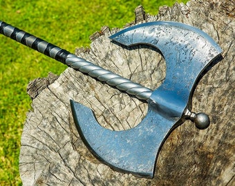 Double sided battle axe, personalized axe, viking axe, celtic axe, axe for throwing, groomsmans gift