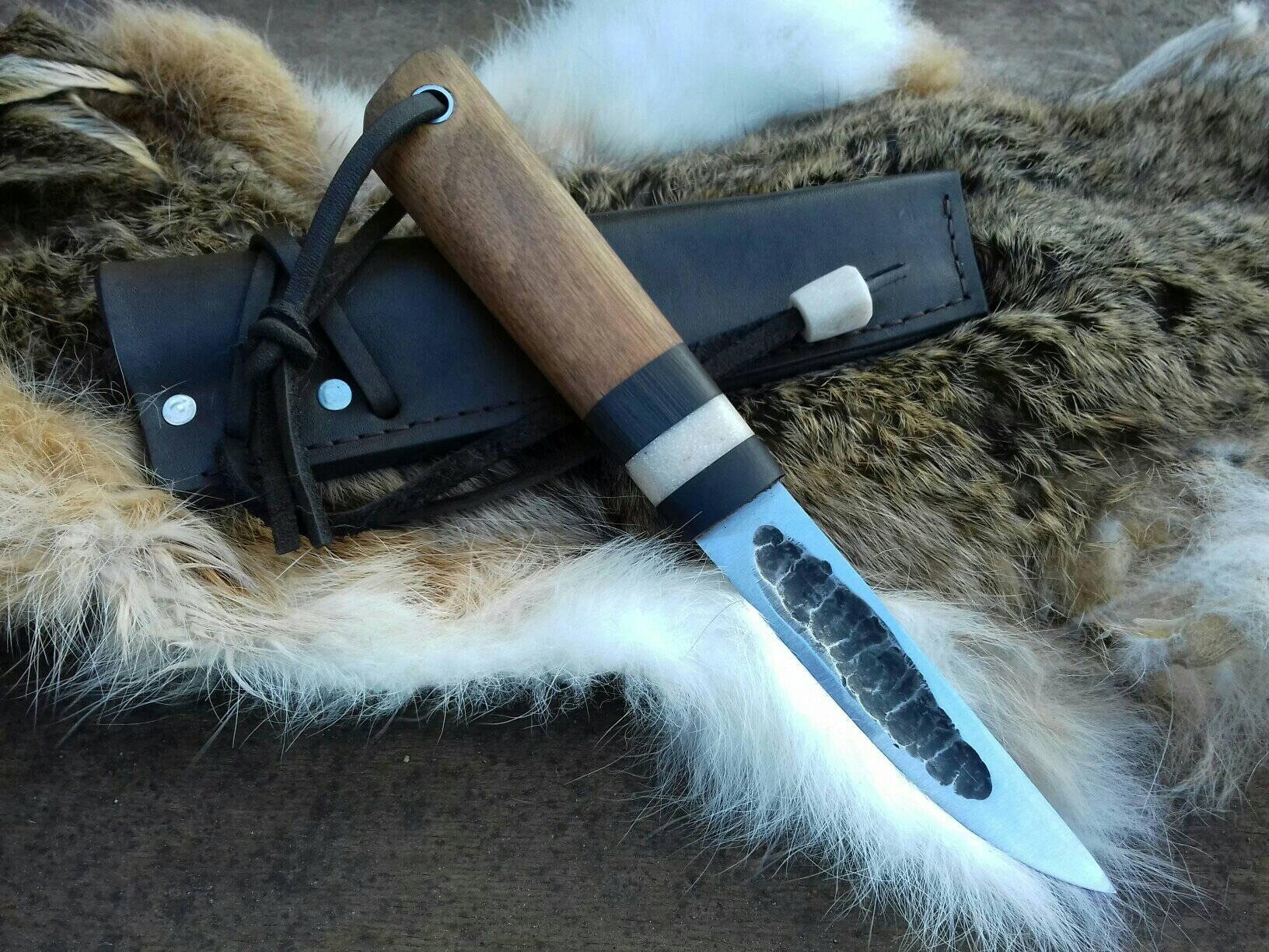 Small YAKUT knife, yakutian knife, hand knife, custom made knife
