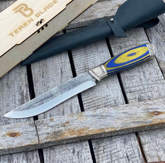 Cuchillo forjado hecho a mano UCRANIA, cuchillo de hoja fija, cuchillo  táctico, cuchillo grabado, cuchillo vikingo, regalo para hombres, cuchillo  personalizado -  México