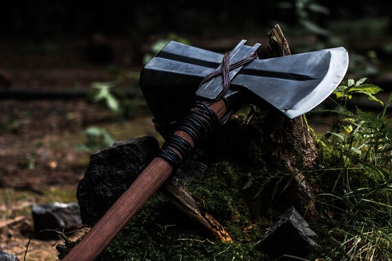 Forged Hammer Axe Scandinavian Viking Handcrafted Hammer Father