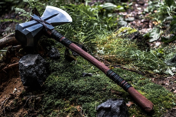 Forged Hammer Axe Scandinavian Viking Handcrafted Hammer - Etsy