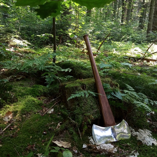 Double axe - AMERICAN AXE, Battle axe, double axe, double sided axe, war axe, hand crafted axe, viking axe, medieval axe