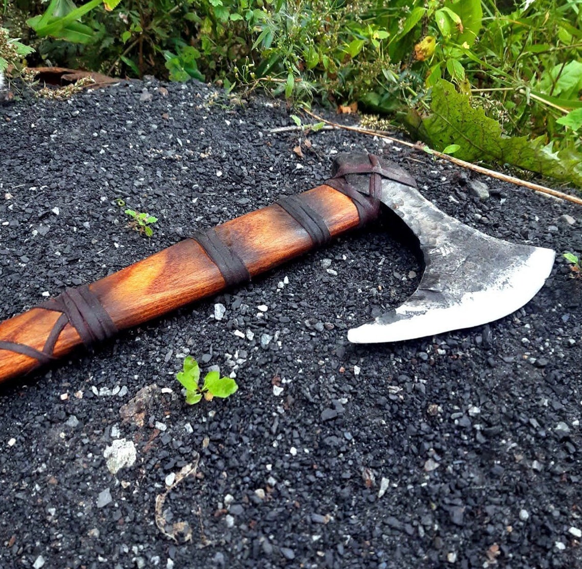 FULLY CUSTOM axe personalized axe double sided axe viking Etsy