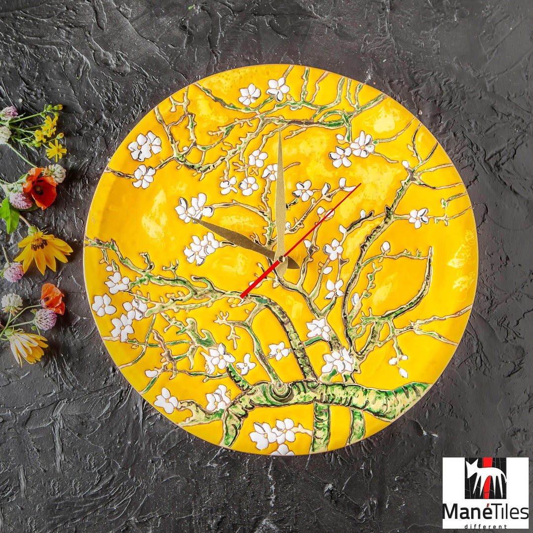 Large Wall Clock Mantel Clock Agate Clock Modern Wall Clock Antique