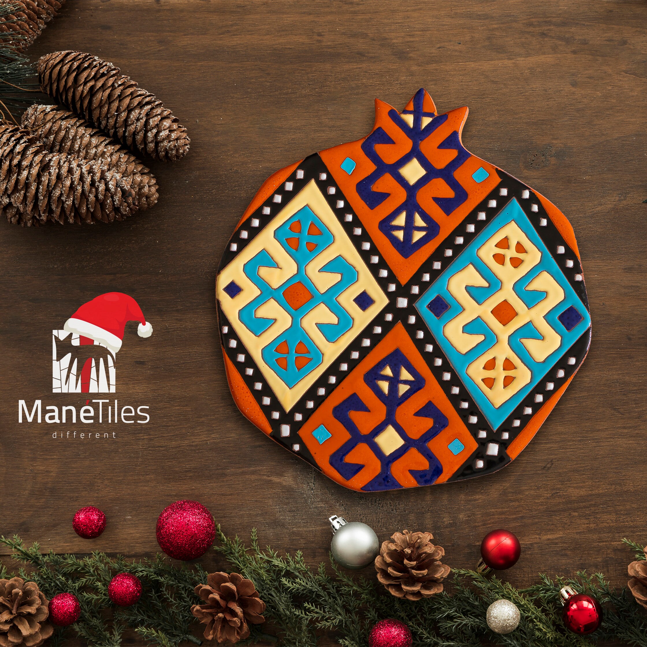 Tabla de quesos de cerámica / Tabla de quesos de cerámica hecha a mano